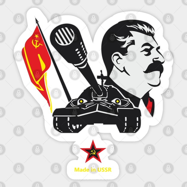 Soviet heavy tank IS-7 (Joseph Stalin-7) Sticker by FAawRay